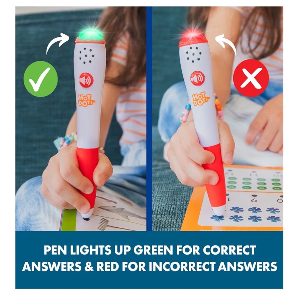 Hot Dots 1st Grade Reading & Math Learning Set with Interactive Pen - Picture 3 of 4